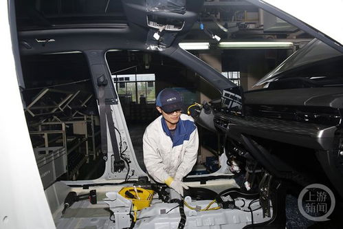 汽車(chē)工廠生產(chǎn)忙